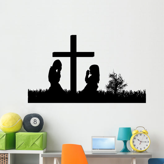 Vector Silhouette Children Wall Decal