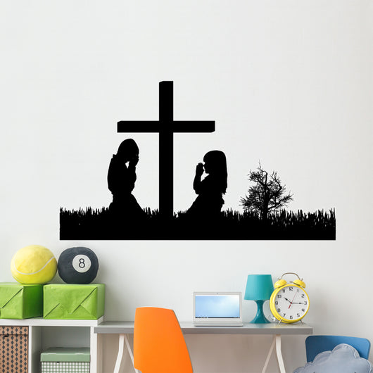 Vector Silhouette Children Wall Decal