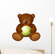Teddy Bear Tennis Ball Wall Decal