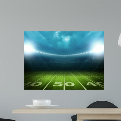 Light Stadium shown on a wall