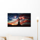 Independence day. Liberty enlightening the world Wall Mural