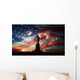 Independence day. Liberty enlightening the world Wall Mural
