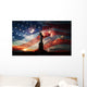 Independence day. Liberty enlightening the world Wall Mural