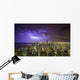 Chicago Downtown Night Panorama Wall Mural