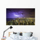 Chicago Downtown Night Panorama Wall Mural