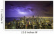 Chicago Downtown Night Panorama Wall Mural