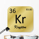 Krypton Element Wall Decal