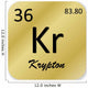 Krypton Element Wall Decal