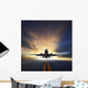 Passenger Plane Take off Wall Decal