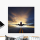 Passenger Plane Take off Wall Decal