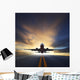 Passenger Plane Take off Wall Decal
