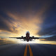 Passenger Plane Take off Wall Decal