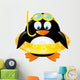Funny Penguin Diver with