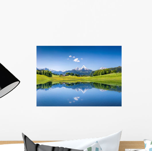 Idyllic Summer Landscape with