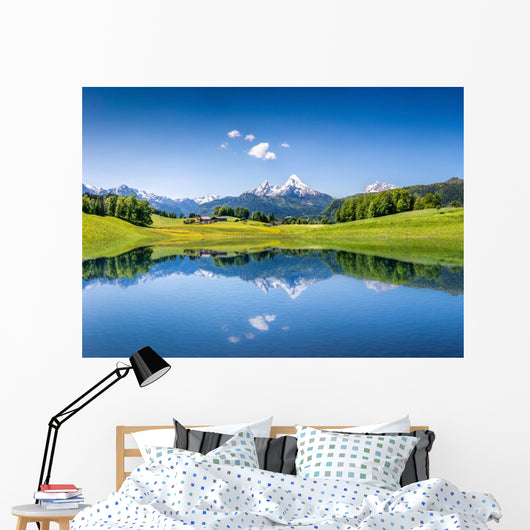 Idyllic Summer Landscape with