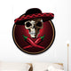 Mexican Skull Emblem or