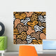 Animal Print Hearts Seamless Wall Decal