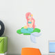 Lily Pad Mermaid Wall Decal