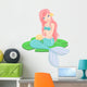 Lily Pad Mermaid Wall Decal