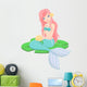 Lily Pad Mermaid Wall Decal