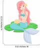 Lily Pad Mermaid Wall Decal