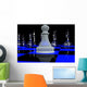 Blacklight chess 2 Wall Mural