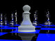 Blacklight chess 2 Wall Mural