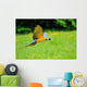 Flying Blue-and-yellow Macaw Ara Wall Decal