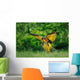 Landing Blue-and-yellow Macaw Ara Wall Decal