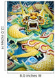 Chinese Feng Shui Jade Dragon Wall Mural