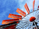 Orange Windmill Blades Wall Mural