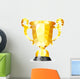 Gold Trophy Wall Decal