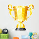 Gold Trophy Wall Decal