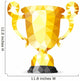 Gold Trophy Wall Decal