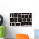 Black White Square Wall