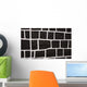 Black White Square Wall