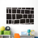 Black White Square Wall