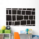Black White Square Wall