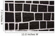 Black White Square Wall