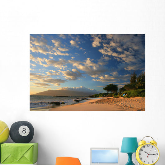 Sunset on Maui Beach Wall Mural