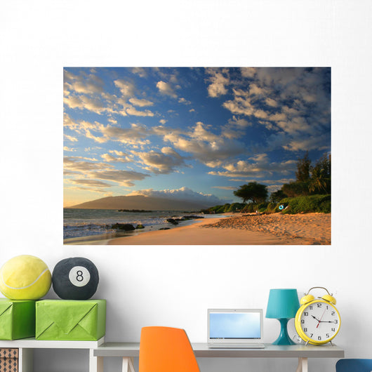 Sunset on Maui Beach Wall Mural