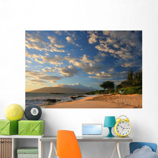 Sunset on Maui Beach Wall Mural