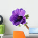 Purple anemone flower Wall Decal