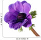 Purple anemone flower Wall Decal