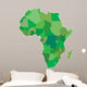 africa map green Wall Decal