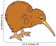 Cartoon Animal - Kiwi - Illustration for the Children Wall Decal