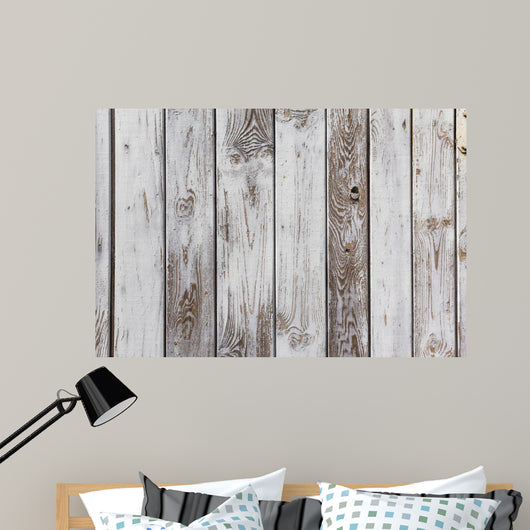 Wall Wooden Planks Painted