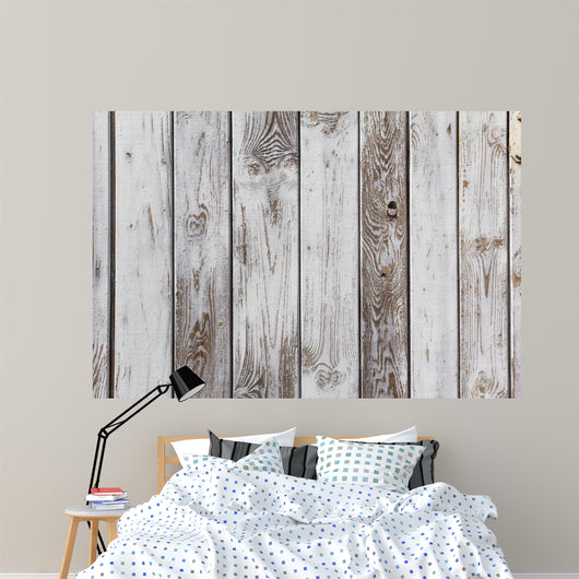 Wall Wooden Planks Painted