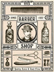 Barber Shop Wall Decal