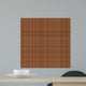 Grid Pattern Texture Brown Wall Decal